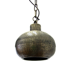 Lampa wisząca metalowa w stylu marokańskim Wzór Kula